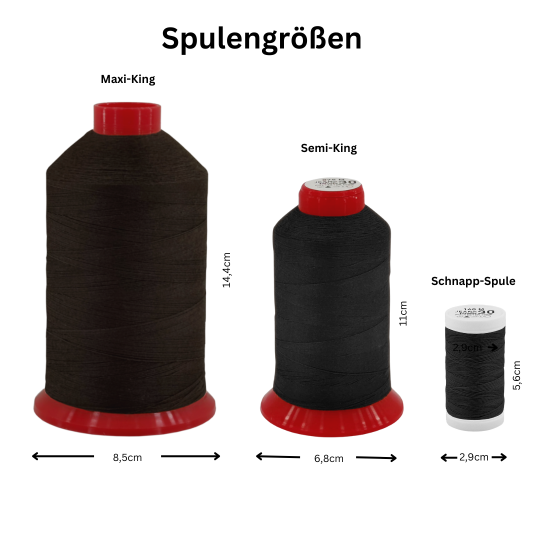 fuwi Ledergarn / Sattlergarn HT 10, Nähgarn der Stärke 10, ca. 725 Meter